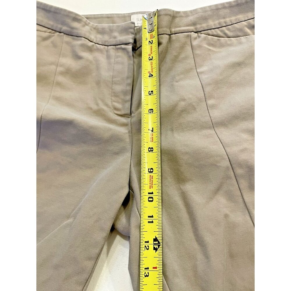Chico's Pants 1.5 Medium So Slimming Brown Tan Khaki US 10 Casual Neutral - Picture 7 of 8